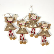 Load image into Gallery viewer, Christmas Decorations Wood Chips Christmas Smile