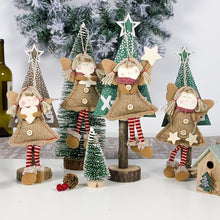 Load image into Gallery viewer, Christmas Decorations Wood Chips Christmas Smile