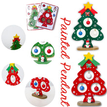 Load image into Gallery viewer, Christmas Tree Small Ornament Mini Painted Christmas Tree
