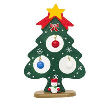 Load image into Gallery viewer, Christmas Tree Small Ornament Mini Painted Christmas Tree