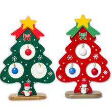 Load image into Gallery viewer, Christmas Tree Small Ornament Mini Painted Christmas Tree