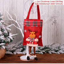 Load image into Gallery viewer, Christmas Gift Bags 2019 Christmas Candy Bags 2019 Noel Xmas Ornament Decorations Christmas Decorations For Home New Year 2020