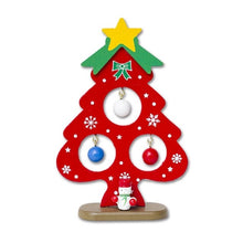 Load image into Gallery viewer, Christmas Tree Small Ornament Mini Painted Christmas Tree