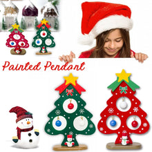 Load image into Gallery viewer, Christmas Tree Small Ornament Mini Painted Christmas Tree