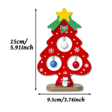 Load image into Gallery viewer, Christmas Tree Small Ornament Mini Painted Christmas Tree
