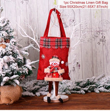 Load image into Gallery viewer, Christmas Gift Bags 2019 Christmas Candy Bags 2019 Noel Xmas Ornament Decorations Christmas Decorations For Home New Year 2020